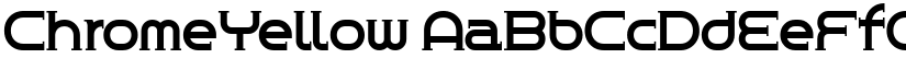ChromeYellow font