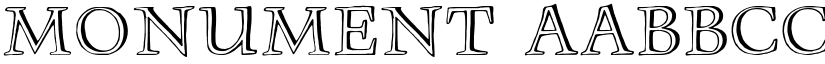 Monument font