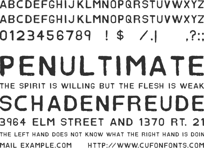 Slater Industrial font preview