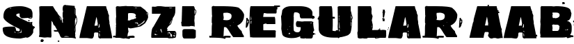 Snapz! Regular font