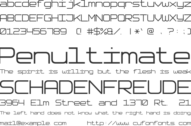 Software Tester 7 font preview