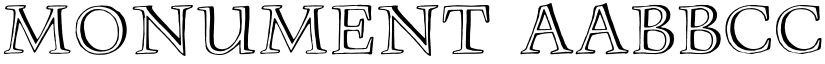 Monument font