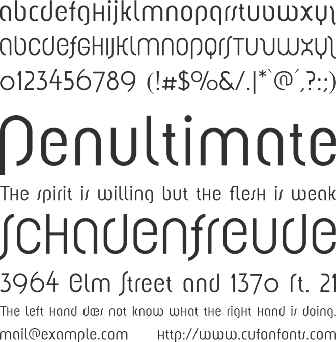 Solothurn font preview