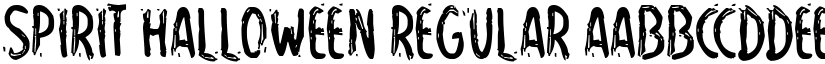 Spirit Halloween Regular font