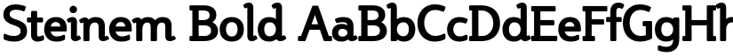 Steinem Bold font