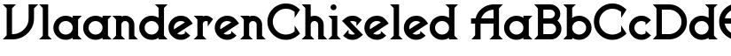 VlaanderenChiseled font