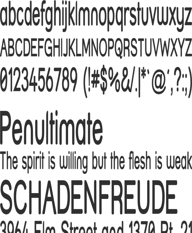 Street   SuperThin font preview