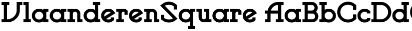 VlaanderenSquare font