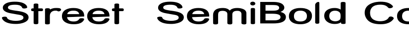 Street  SemiBold Compressed Regular font