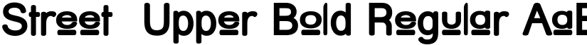 Street  Upper Bold Regular font