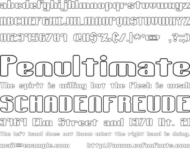 Typesource Extol O BRK font preview