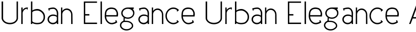 Urban Elegance Urban Elegance font