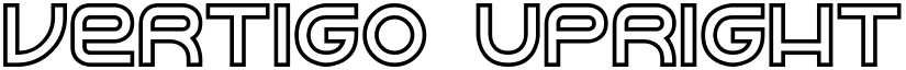 Vertigo Upright BRK Normal font