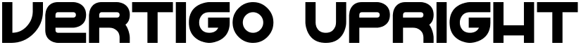 Vertigo Upright 2 BRK Normal font