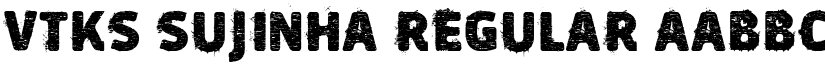 vtks sujinha Regular font