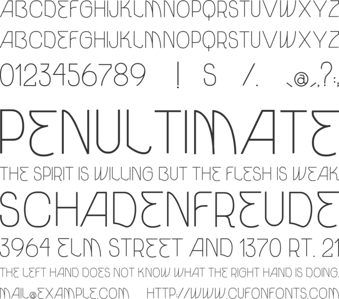 vtks unidade font preview