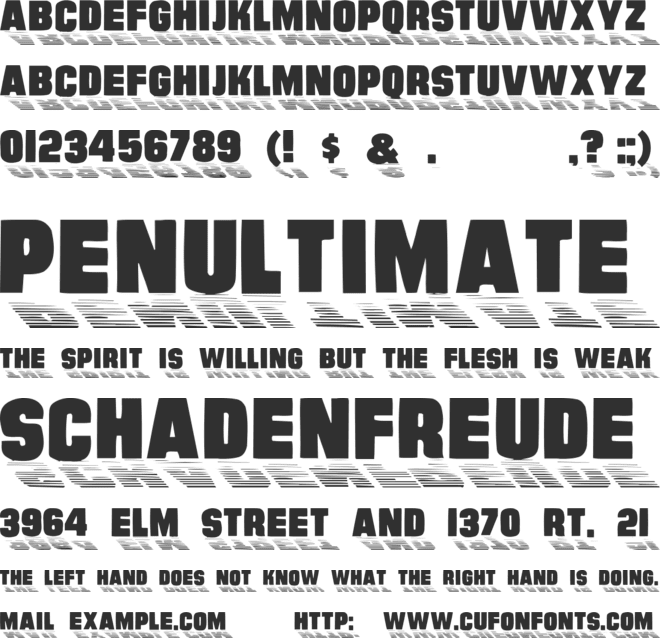 Wharmby font preview