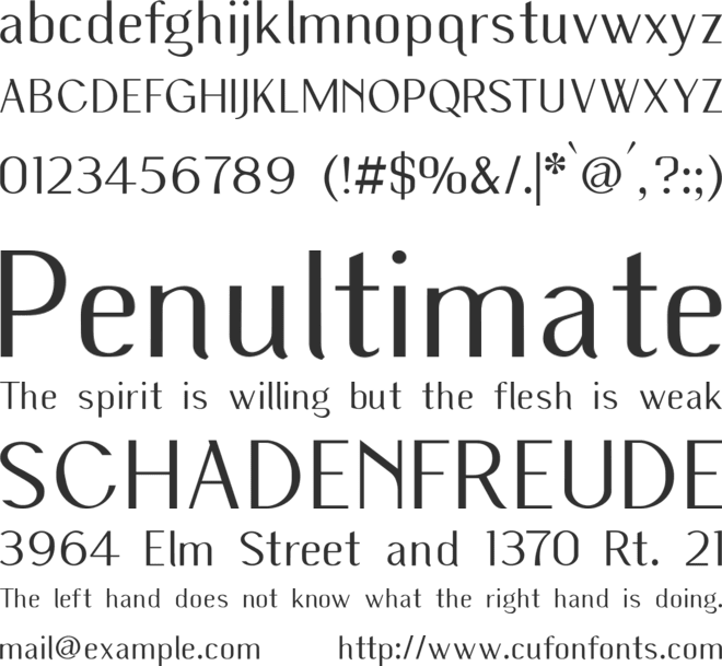 Wilma Mankiller old font preview