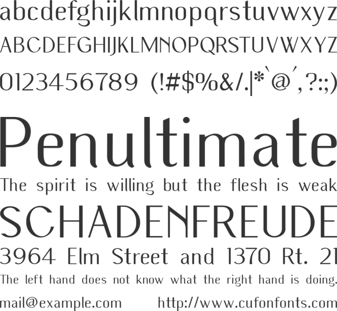 Wilma Mankiller old font preview