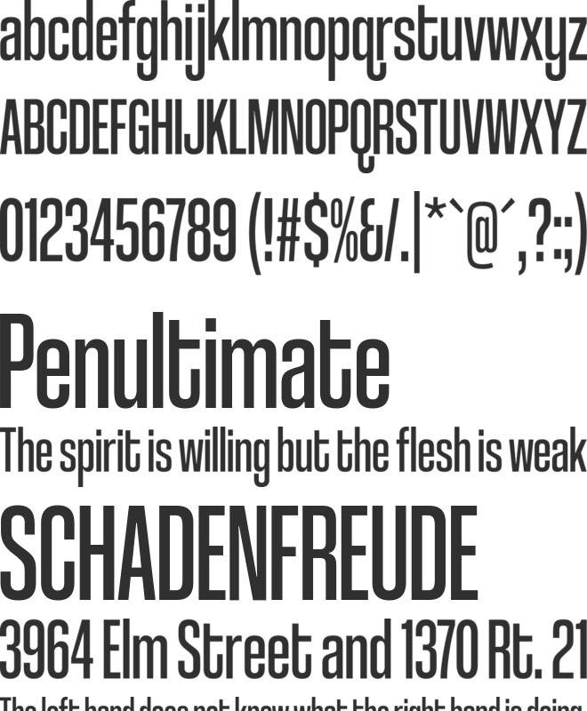 Coolvetica font preview