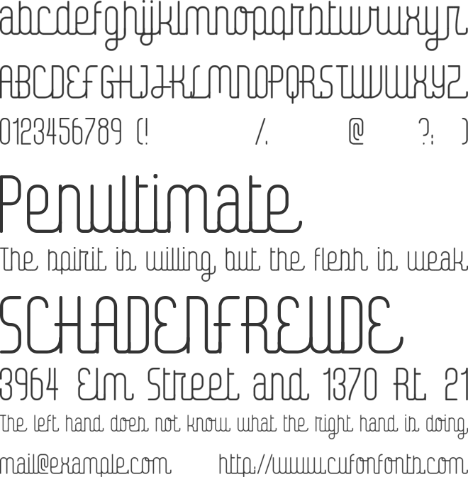 Digital Kauno font preview