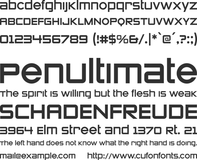 Zeroes 1 font preview
