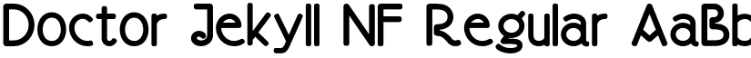 Doctor Jekyll NF Regular font