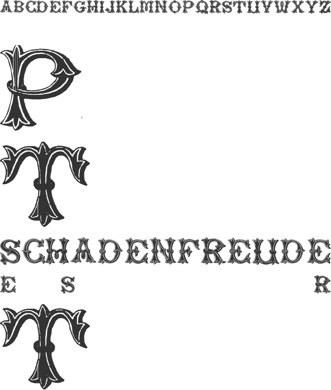 Trefoil Capitals font preview