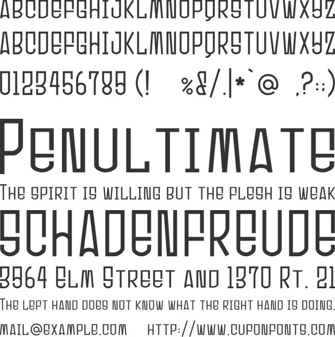 Ultrasonik font preview
