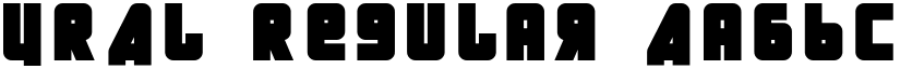 URAL Regular font