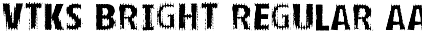 VTKS BRIGHT Regular font