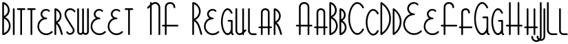 Bittersweet NF Regular font
