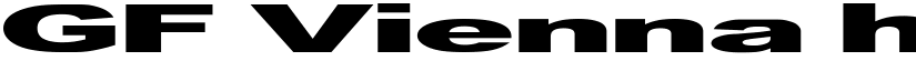 GF Vienna heavy Heavy font