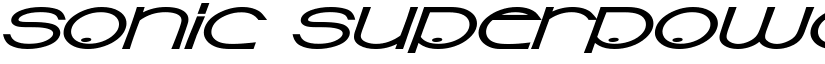 Sonic Superpowers font download