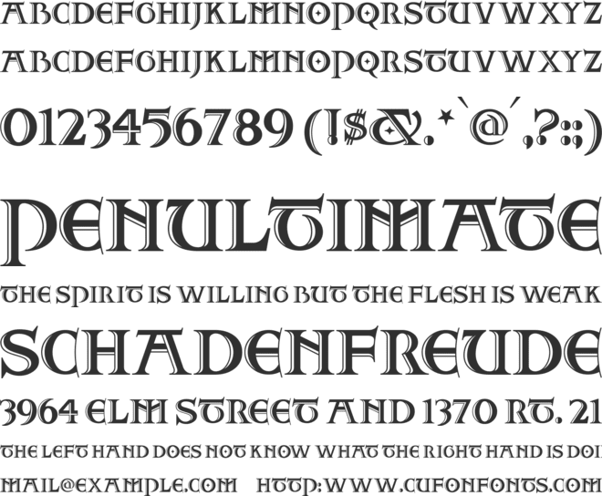 Two For Juan NF font preview