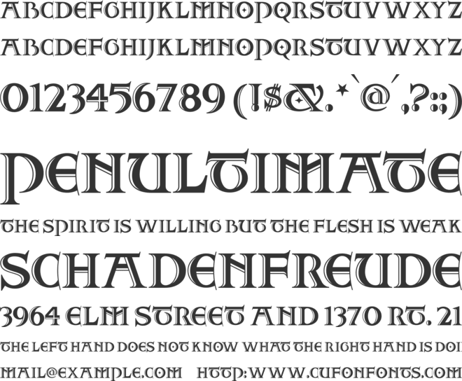 Two For Juan NF font preview