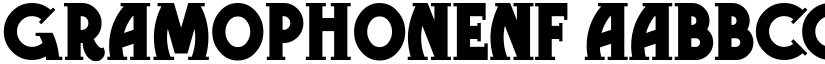 GramophoneNF font