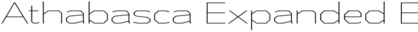 Athabasca Expanded ExtraLight font