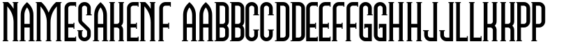 Namesake NF font download