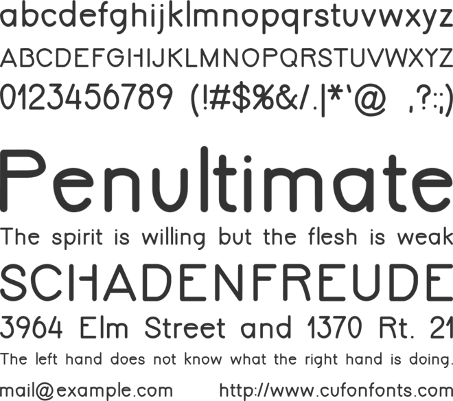 Behtix font preview
