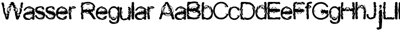 Wasser Regular font