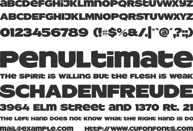 ResotYg PERSONAL USE font preview