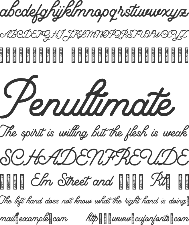 Florista font preview