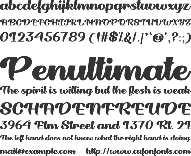 Ridin Dirty font preview