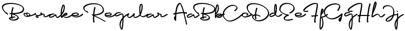 Bosrake font download