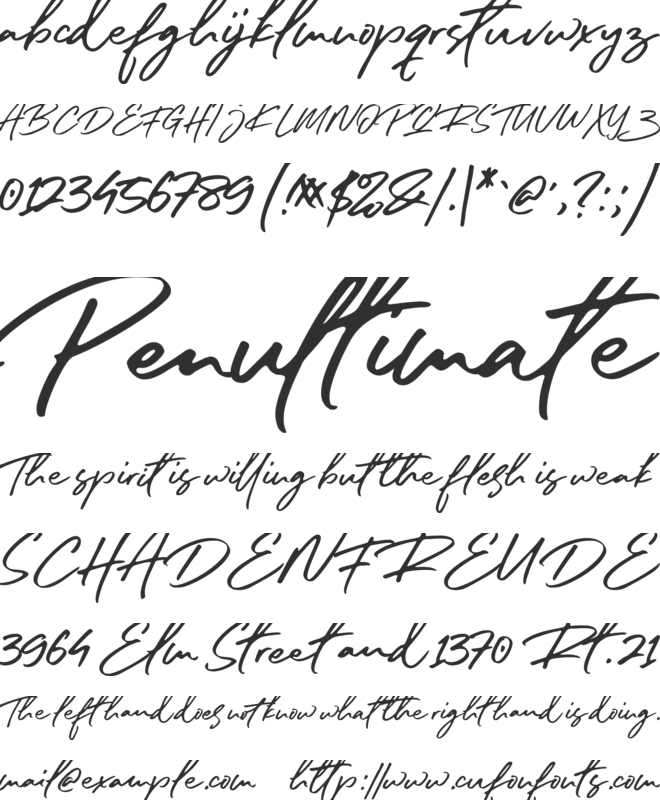 sister slimes font font preview