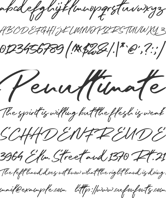 sister slimes font font preview