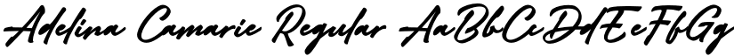 Adelina Camarie Regular font