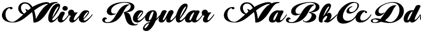 Alire Regular font