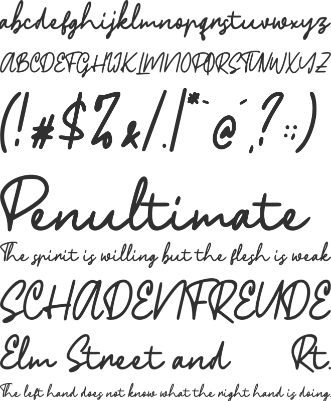 Phillips font preview